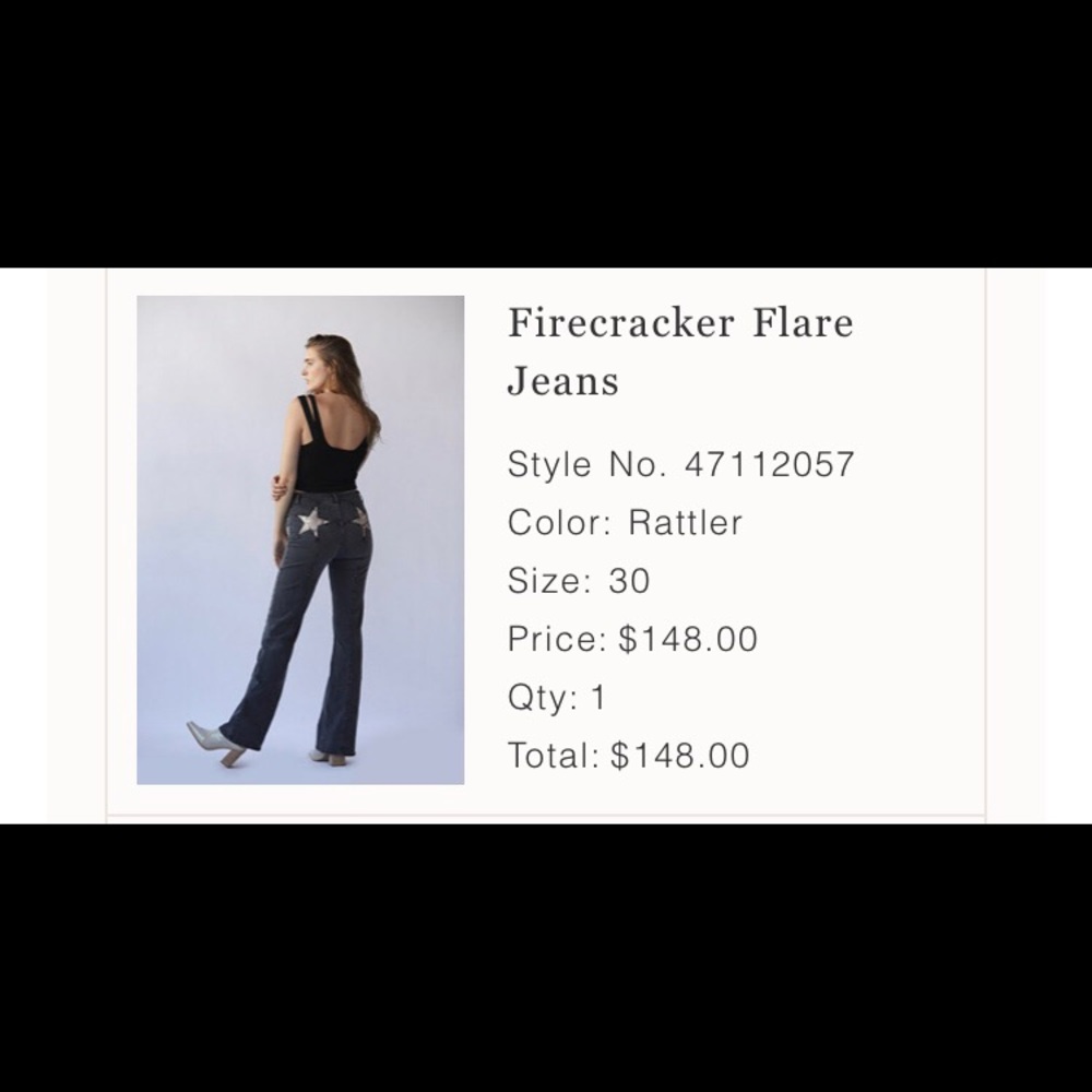 Firecracker flare jeans